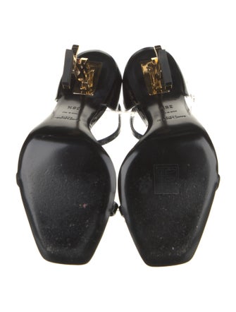 Saint Laurent Patent Leather Sandals