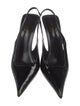 Saint Laurent Patent Leather Slingback Pumps