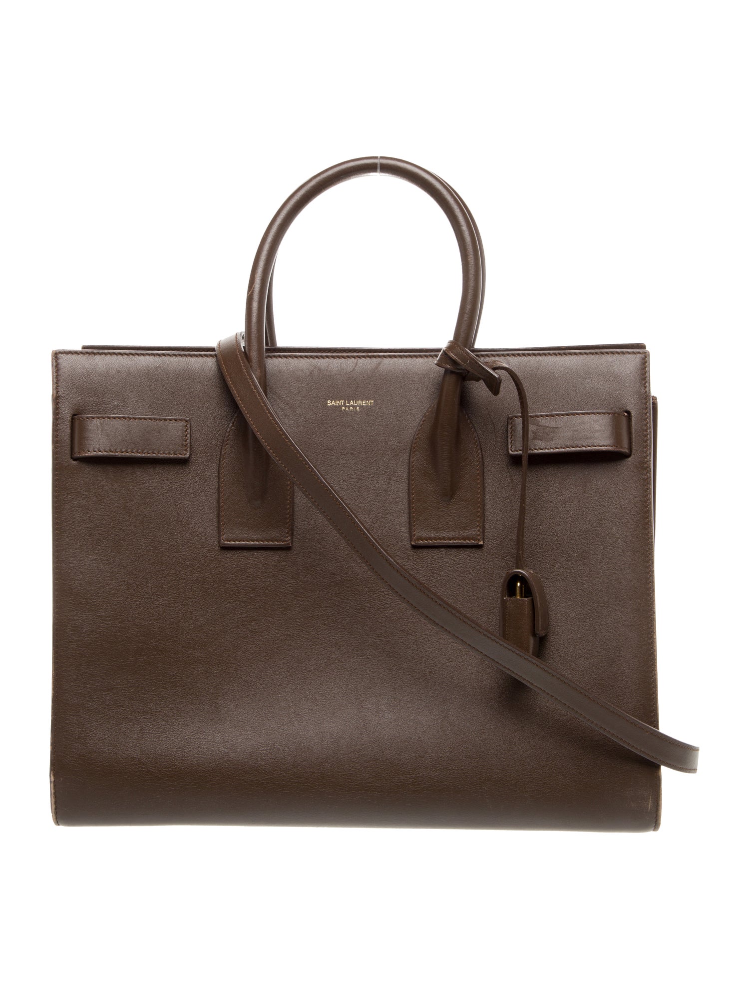 Saint Laurent Leather Sac De Jour Small