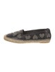 Saint Laurent Leather Studded Accents Espadrilles