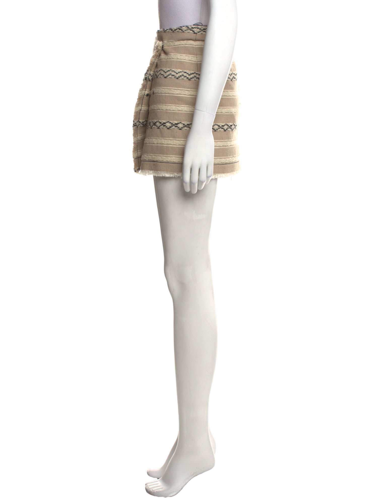 Saint Laurent Wool Mini Skirt w/ Tags