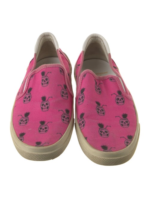 Saint Laurent Canvas Printed Loafers