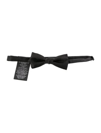 Saint Laurent Silk Bow Tie