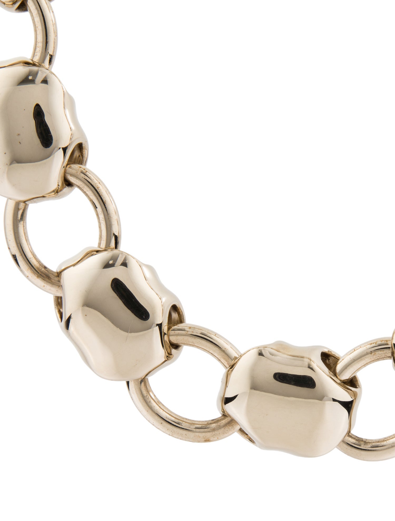 Saint Laurent Ring Buckle Chain Necklace