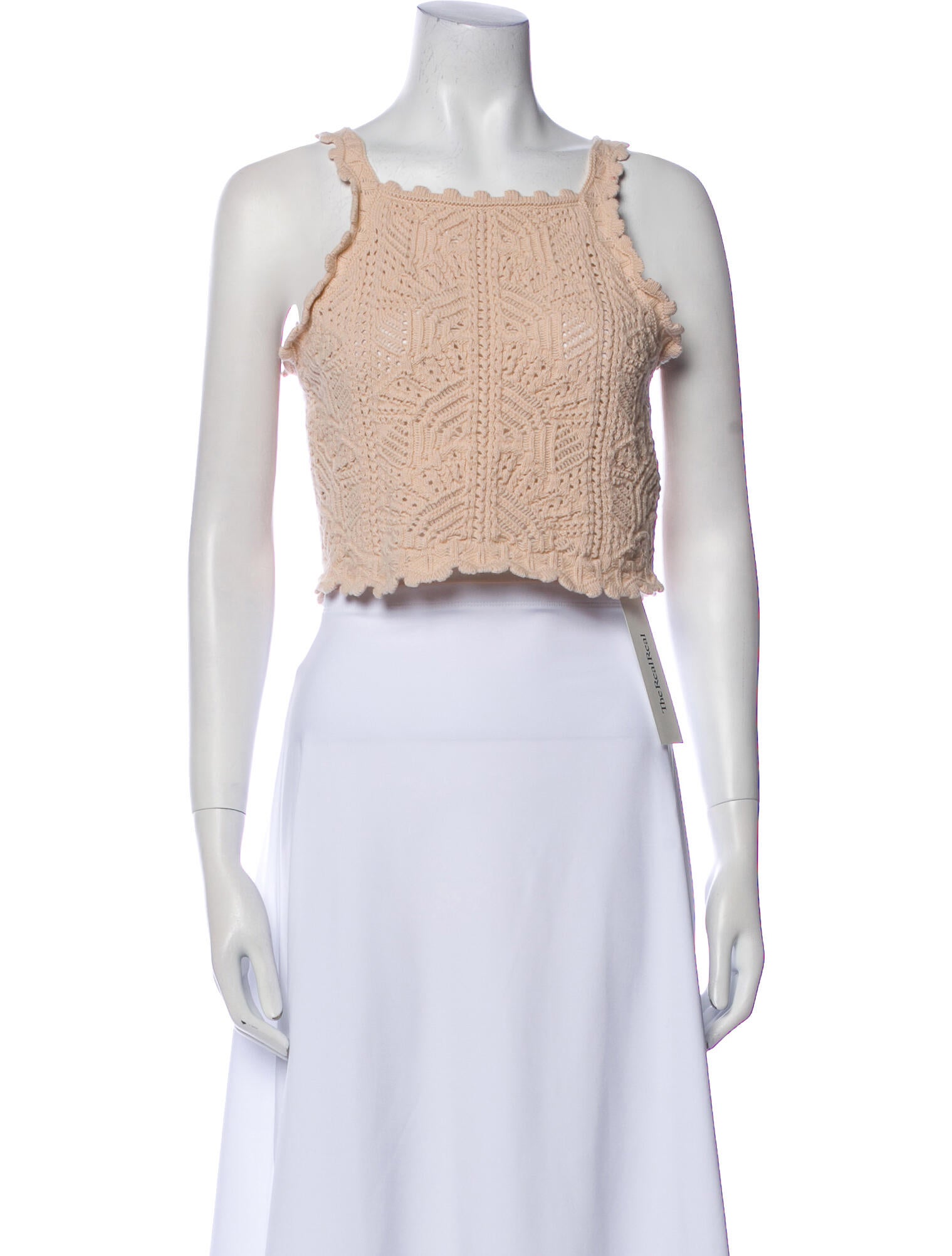 Saint Laurent Wool Square Neckline Sweater