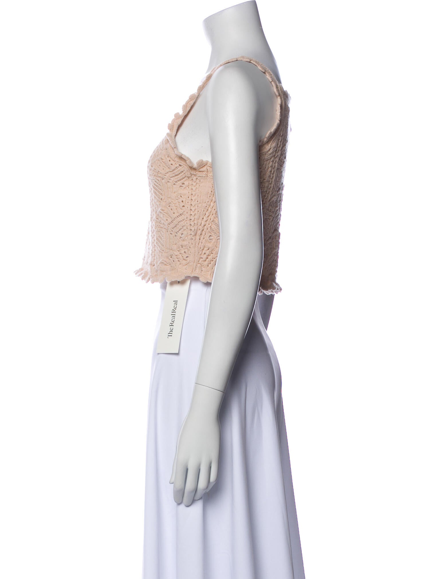 Saint Laurent Wool Square Neckline Sweater