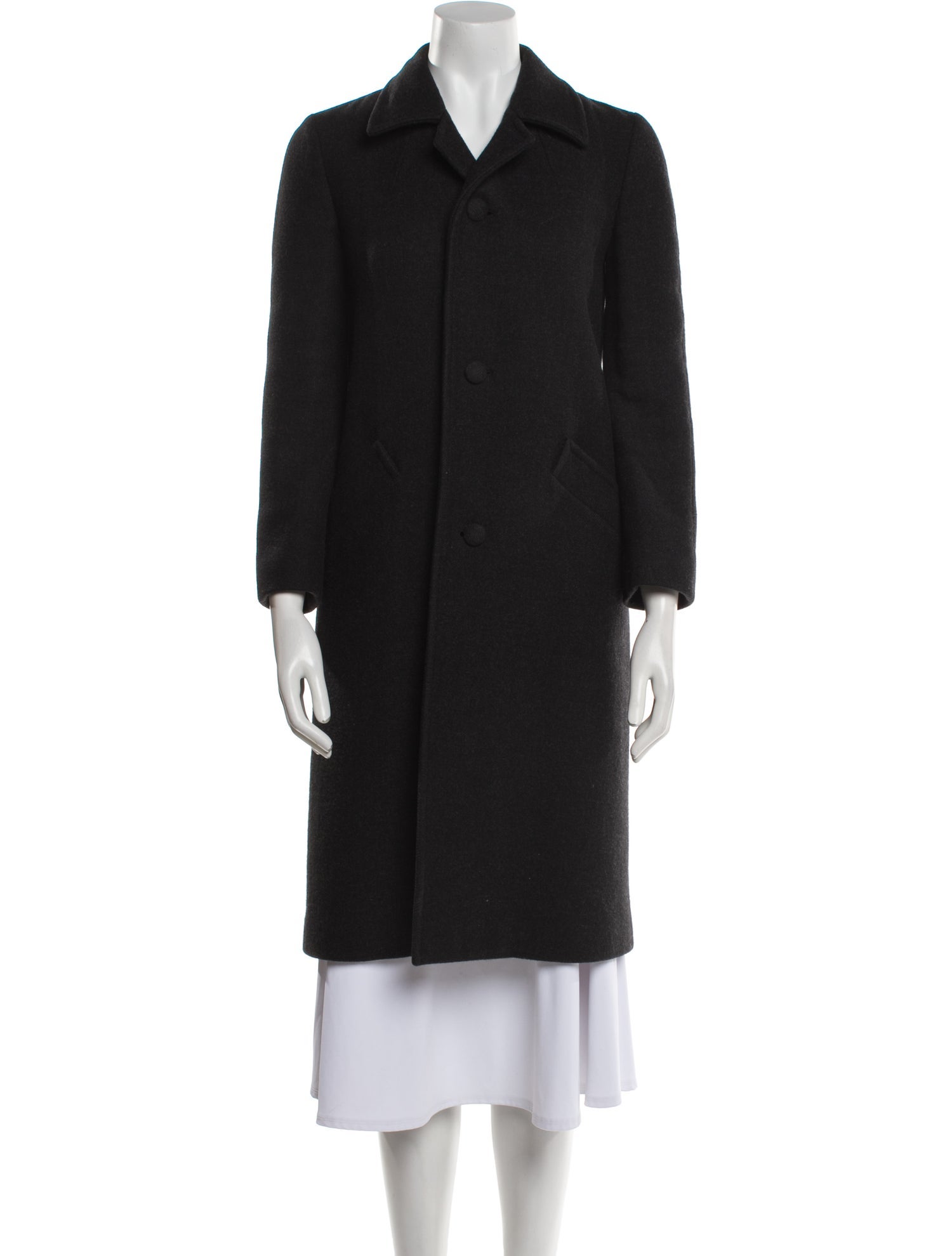 Saint Laurent Virgin Wool Coat