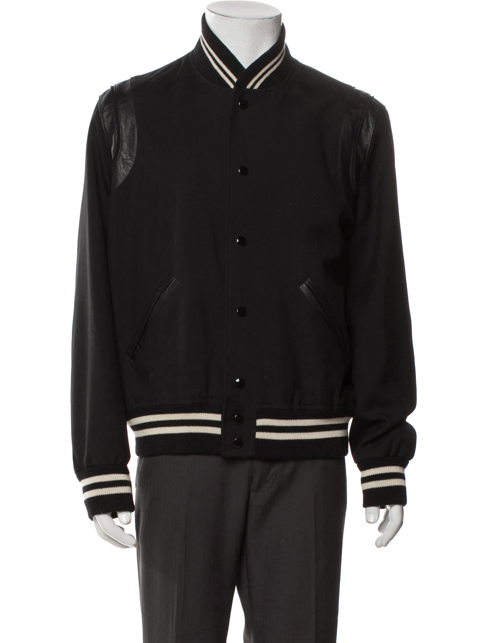 Saint Laurent 2016 Teddy Varsity Jacket