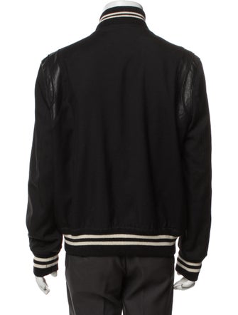 Saint Laurent 2016 Teddy Varsity Jacket