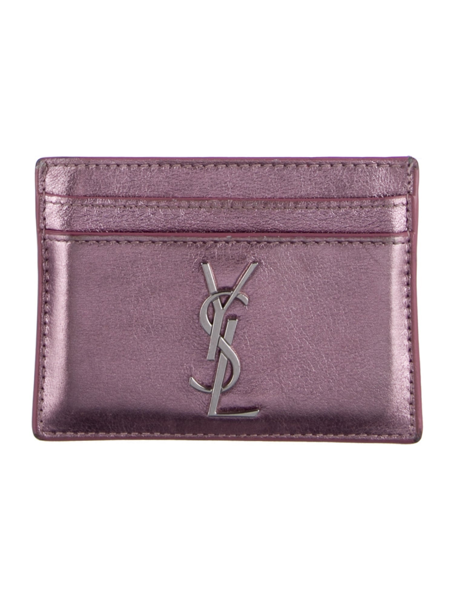 Saint Laurent 2021 Signature Logo Card Holder