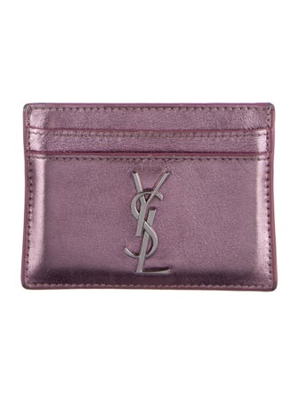 Saint Laurent 2021 Signature Logo Card Holder