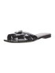 Saint Laurent Patent Leather Slides