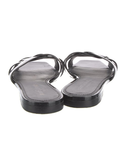 Saint Laurent Patent Leather Slides