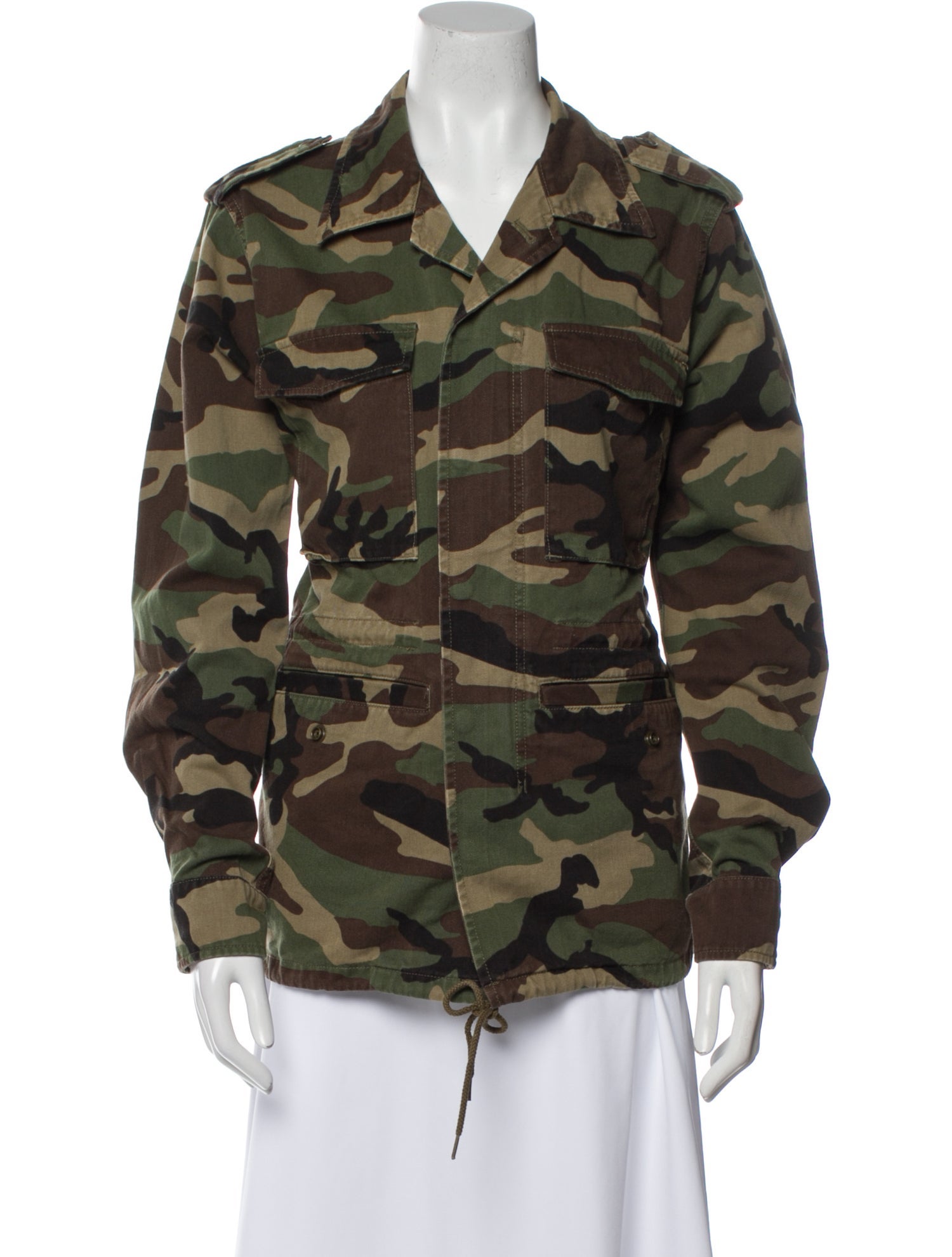 Saint Laurent Printed Utility Jacket