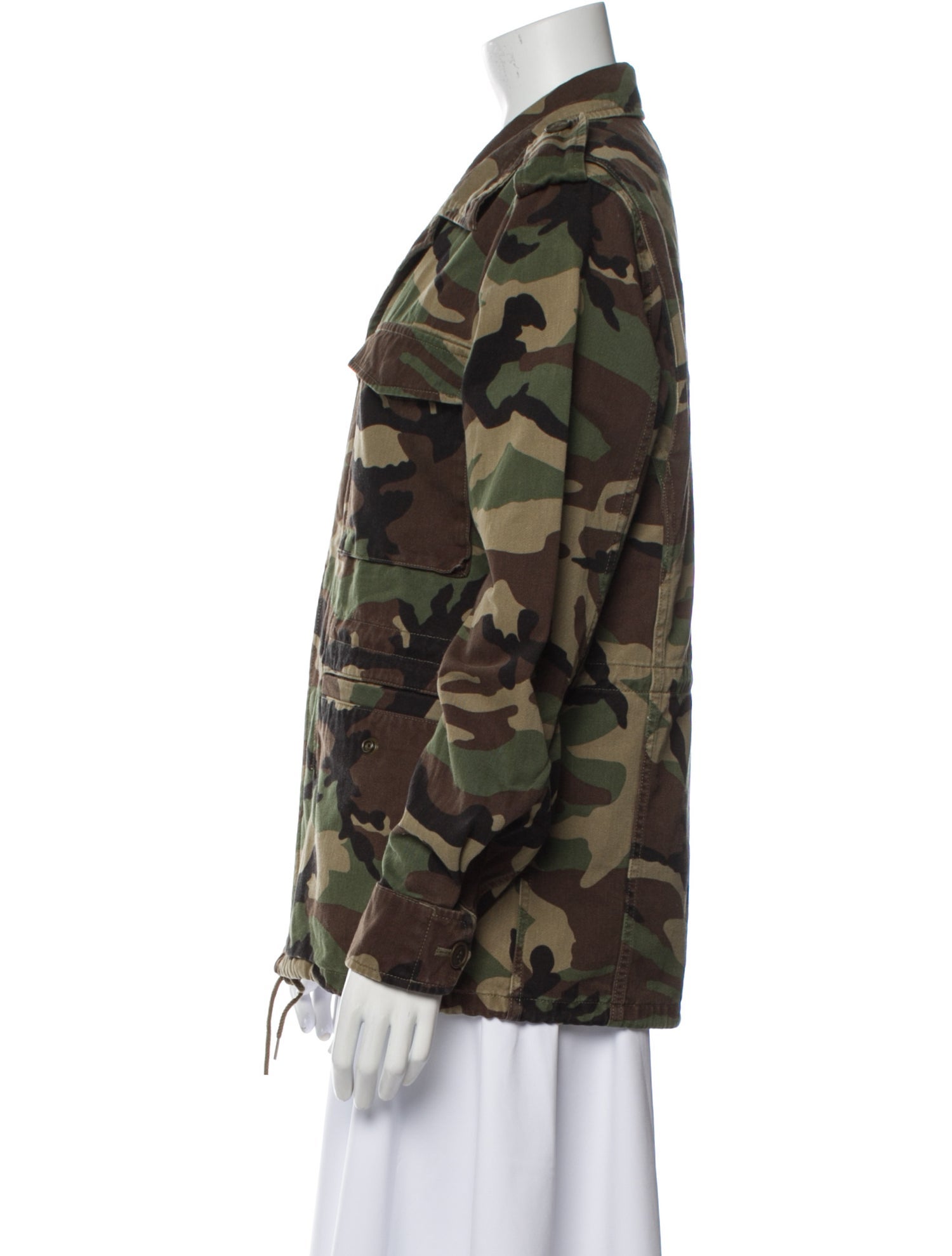 Saint Laurent Printed Utility Jacket