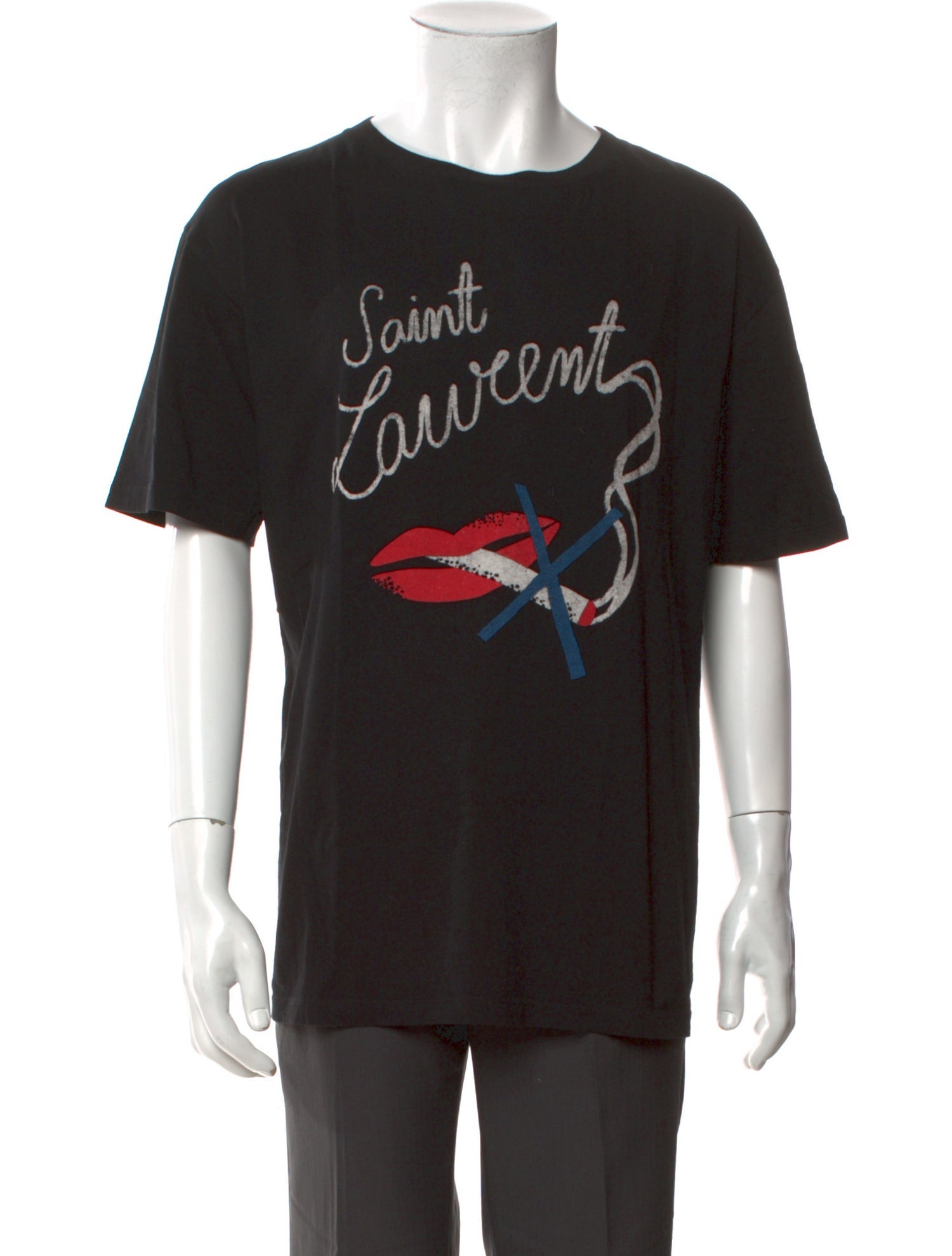 Saint Laurent 2017 Graphic Print T-Shirt