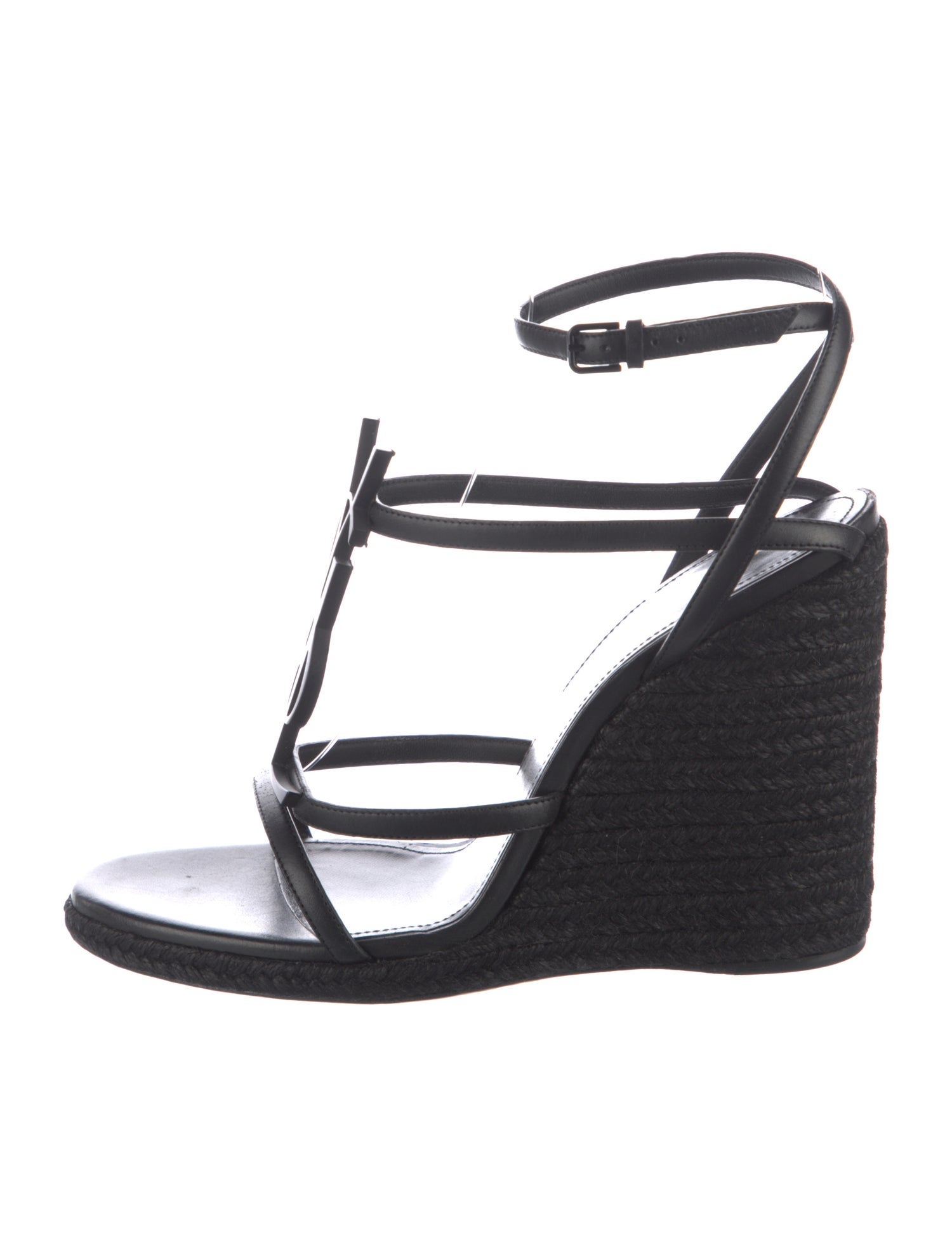 Saint Laurent Leather Espadrilles