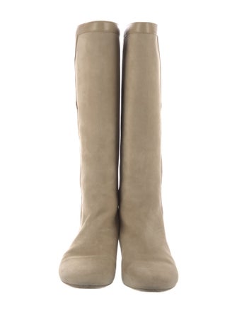 Saint Laurent Suede Riding Boots