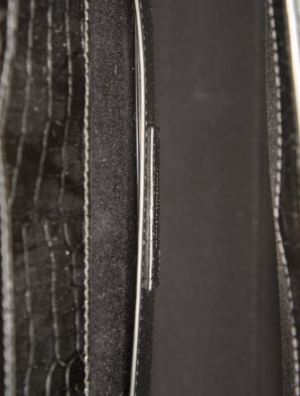 Saint Laurent Embossed Leather Manhattan