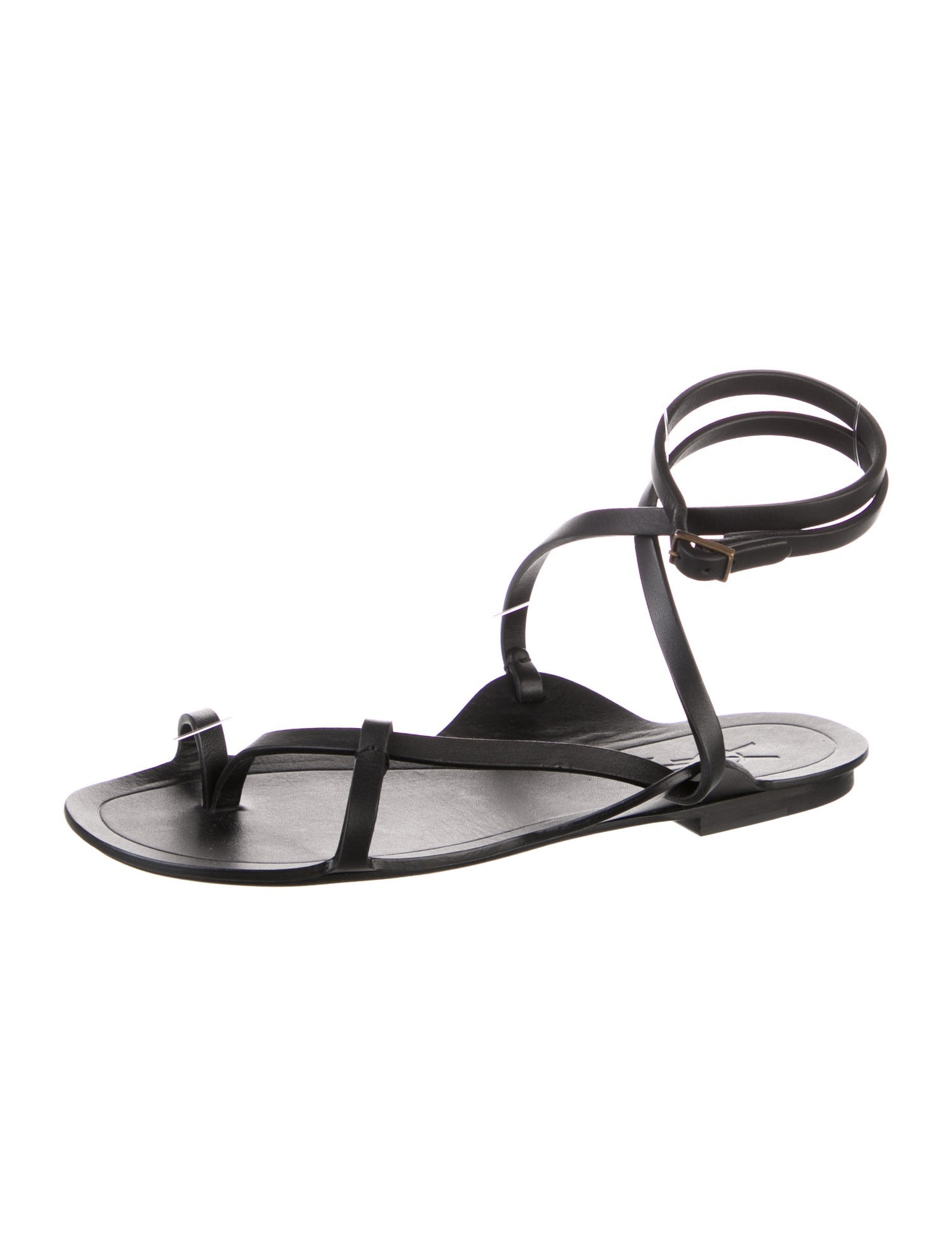 Saint Laurent Leather Gladiator Sandals