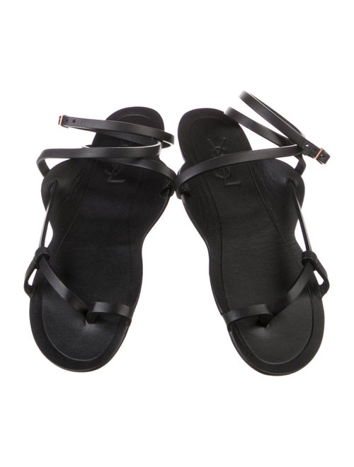 Saint Laurent Leather Gladiator Sandals