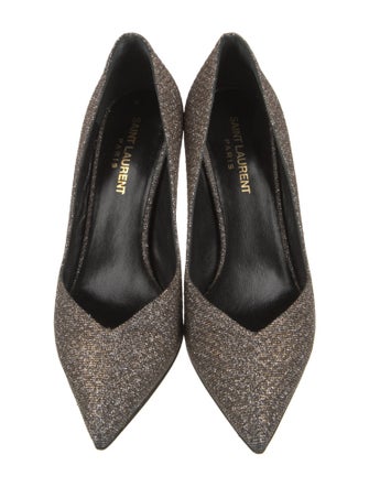 Saint Laurent Glitter Glitter Accents Pumps