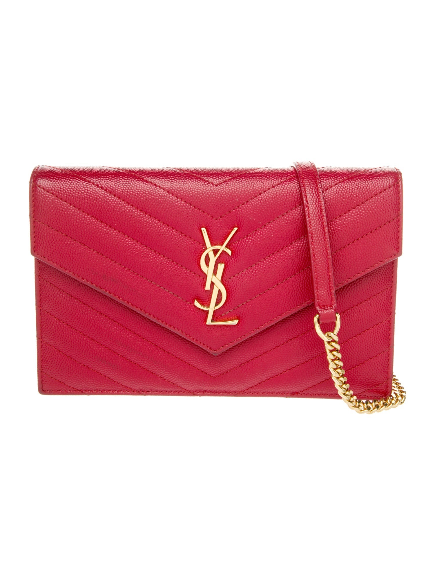 Saint Laurent Leather Envelope