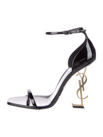 Saint Laurent Patent Leather Sandals