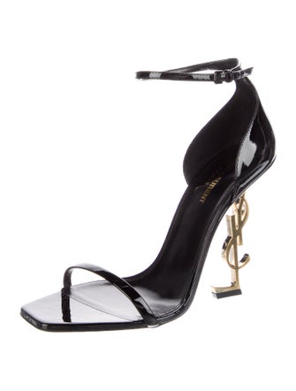 Saint Laurent Patent Leather Sandals