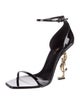 Saint Laurent Patent Leather Sandals
