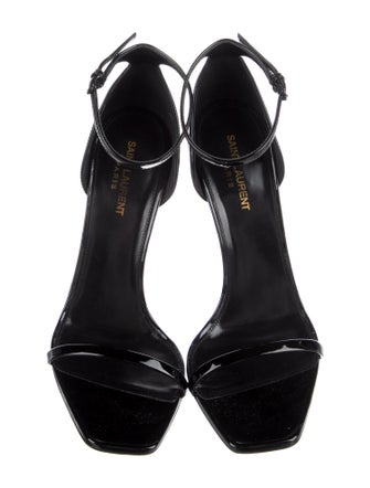 Saint Laurent Patent Leather Sandals