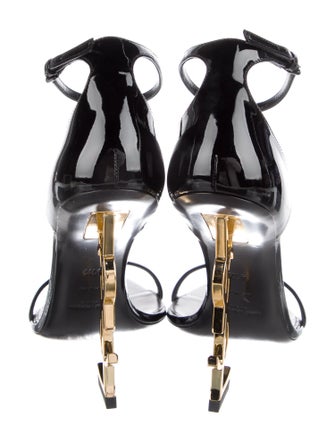 Saint Laurent Patent Leather Sandals