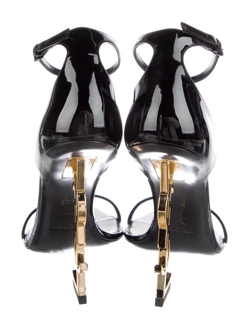 Saint Laurent Patent Leather Sandals