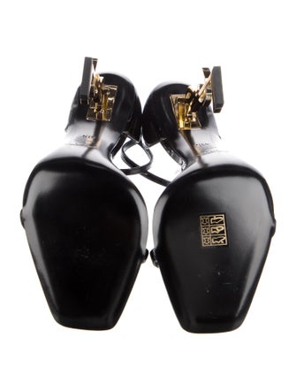 Saint Laurent Patent Leather Sandals