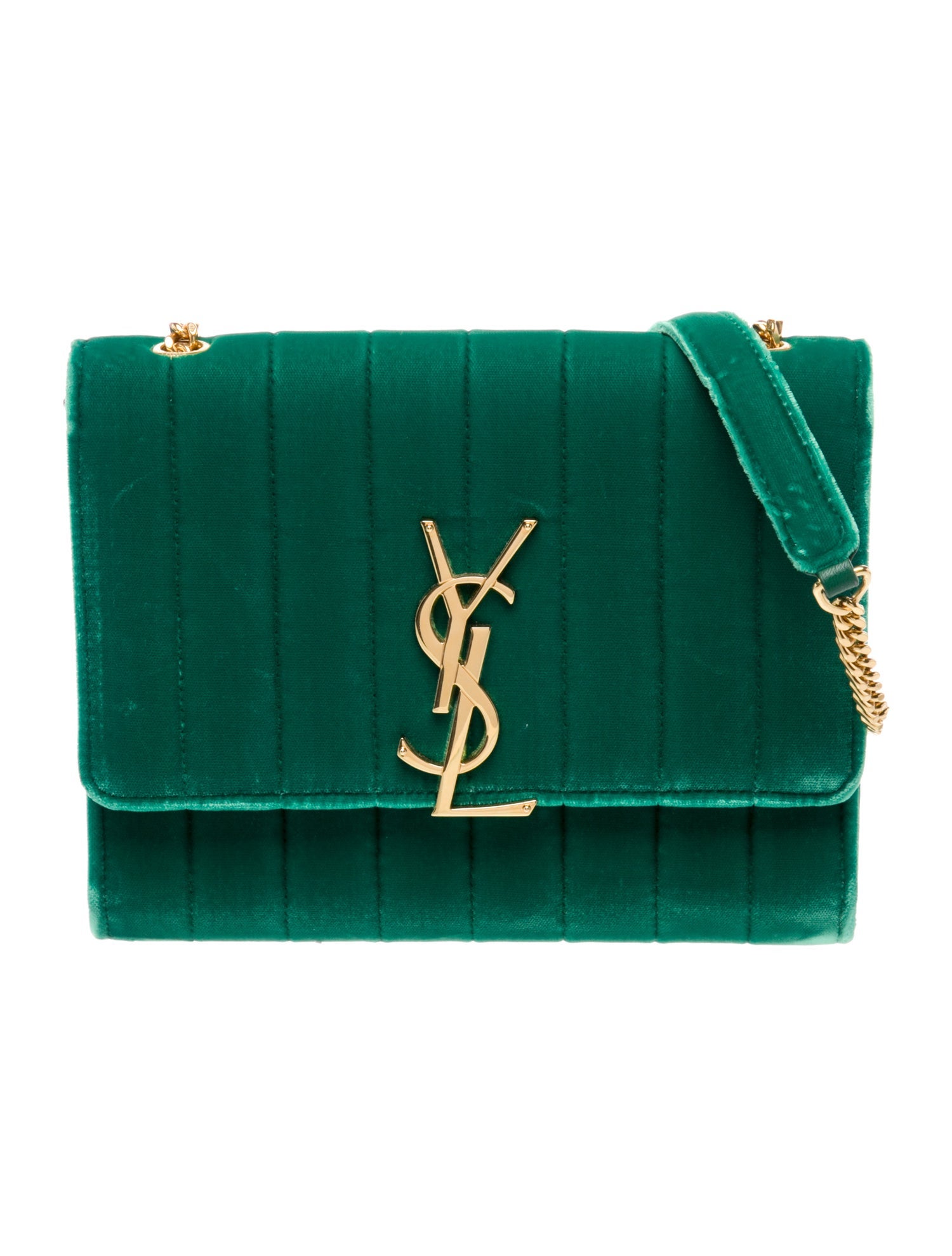 Saint Laurent Velvet Vicky Medium