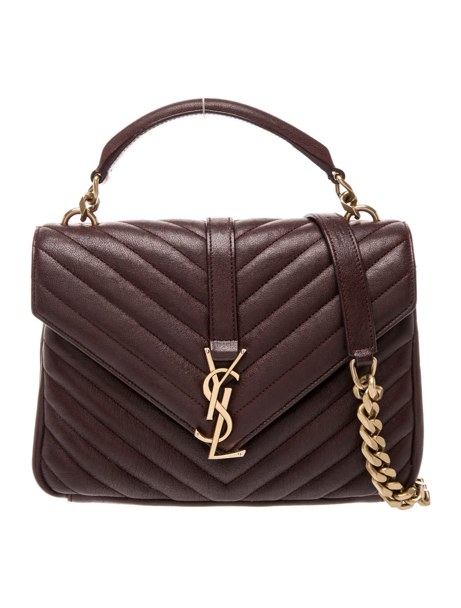 Saint Laurent Chevron College Medium