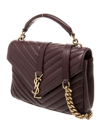 Saint Laurent Chevron College Medium