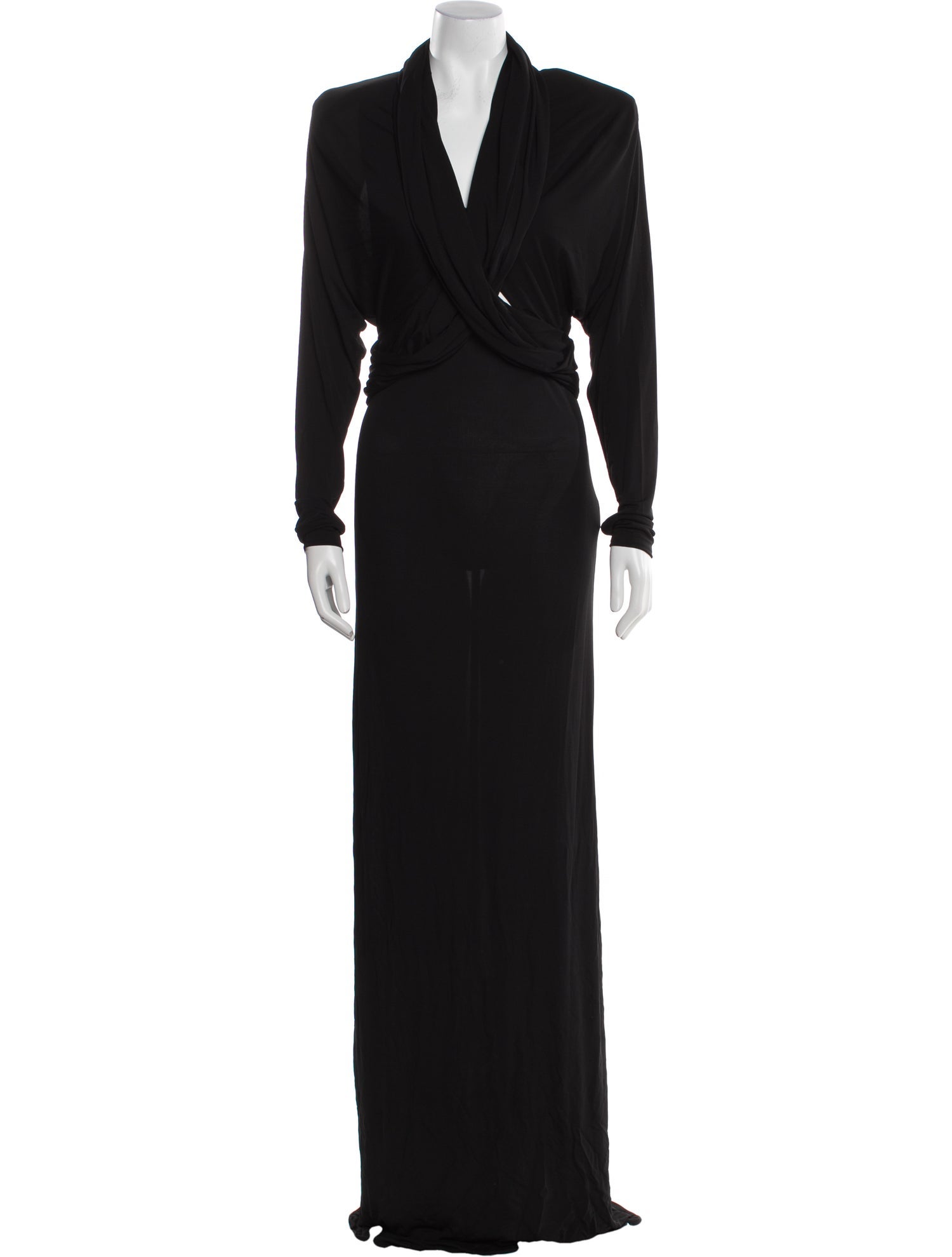 Saint Laurent Silk Long Dress