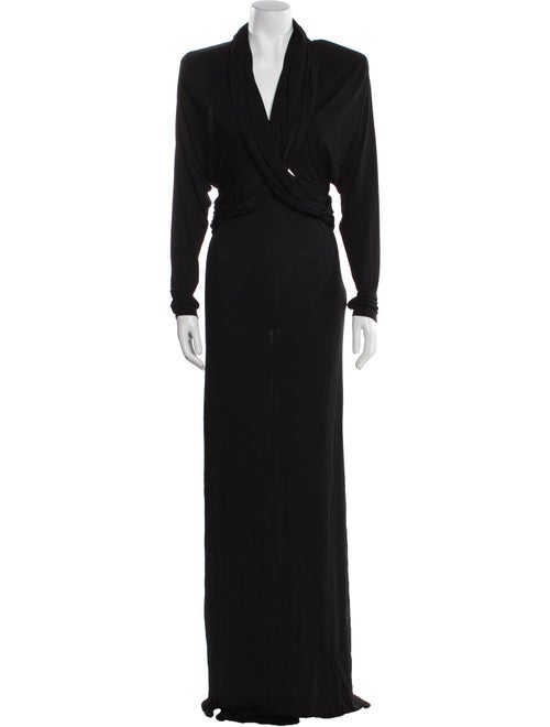 Saint Laurent Silk Long Dress