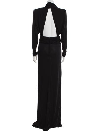Saint Laurent Silk Long Dress