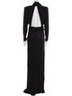 Saint Laurent Silk Long Dress