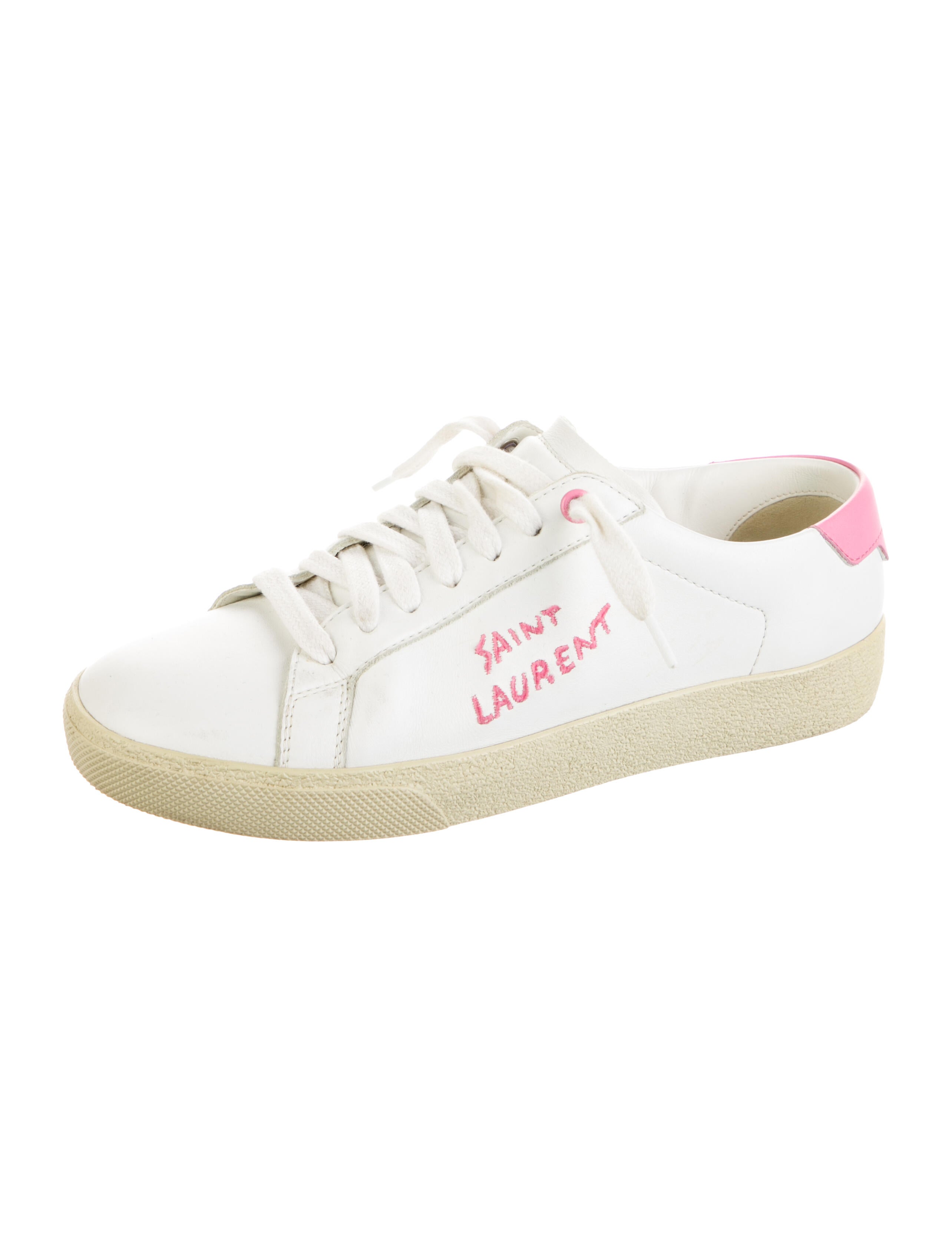 Saint Laurent Leather Sneakers