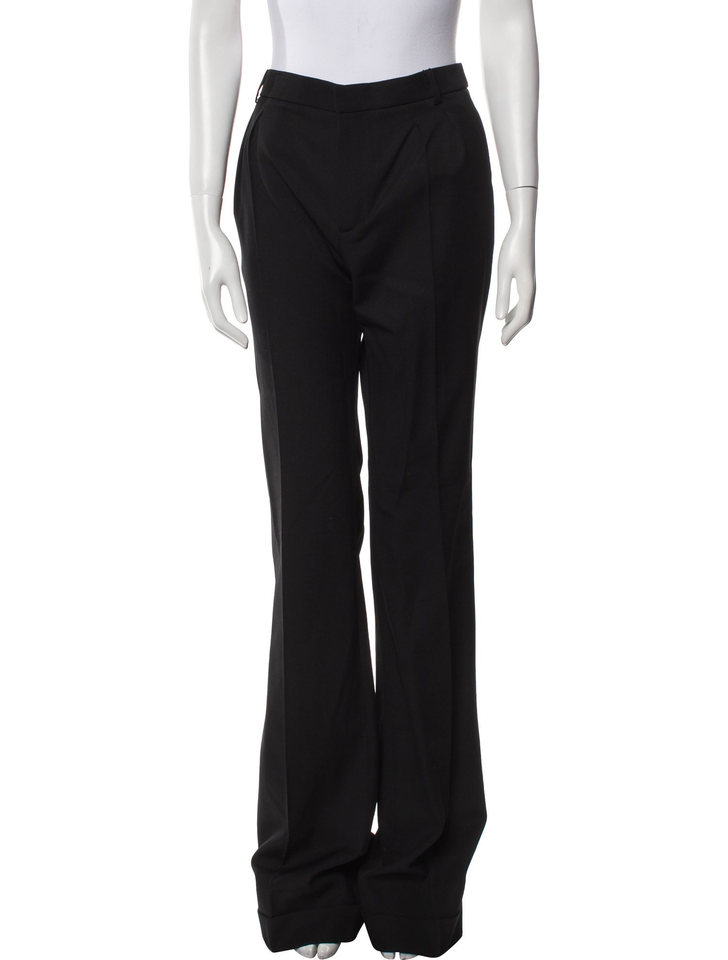 Saint Laurent Wool Wide Leg Pants