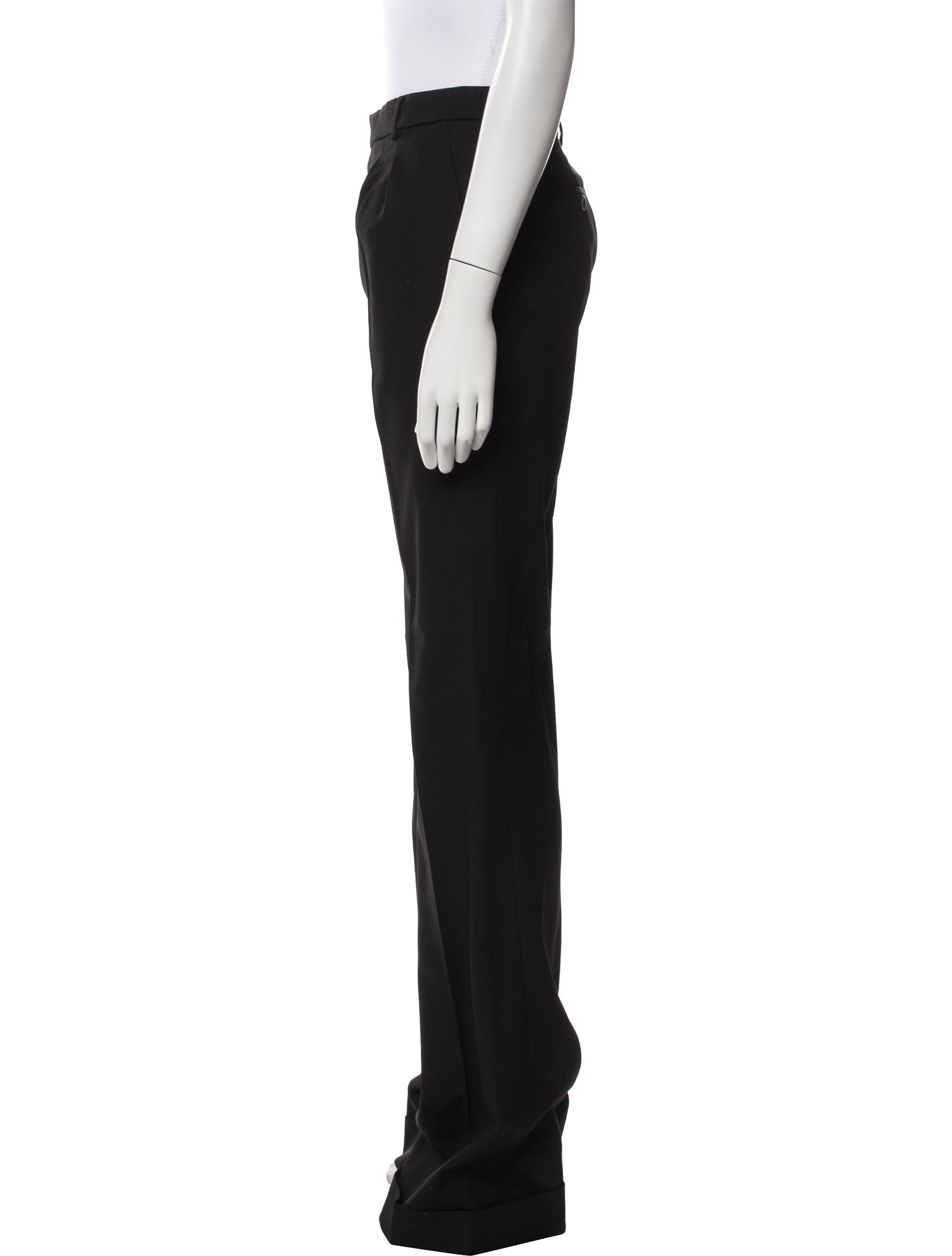 Saint Laurent Wool Wide Leg Pants
