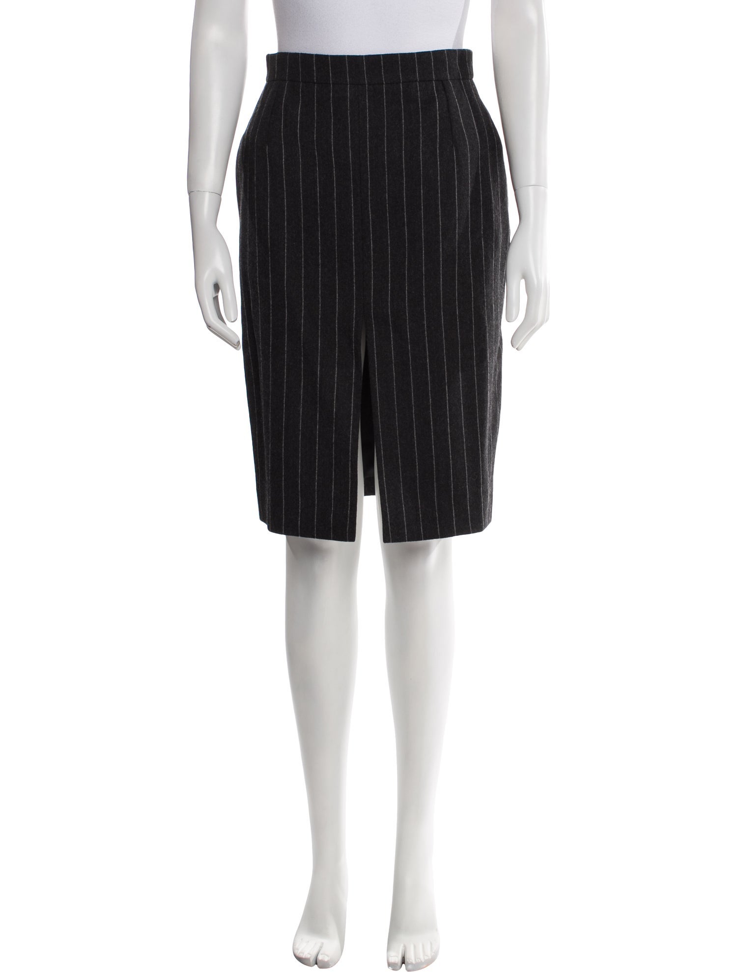 Saint Laurent Wool Knee-Length Skirt