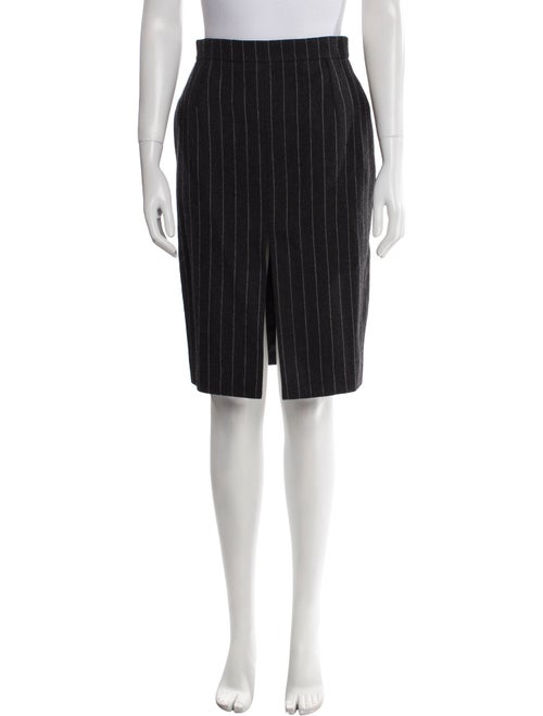 Saint Laurent Wool Knee-Length Skirt