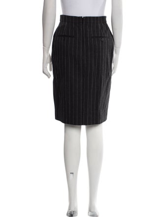 Saint Laurent Wool Knee-Length Skirt