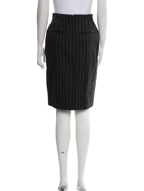 Saint Laurent Wool Knee-Length Skirt