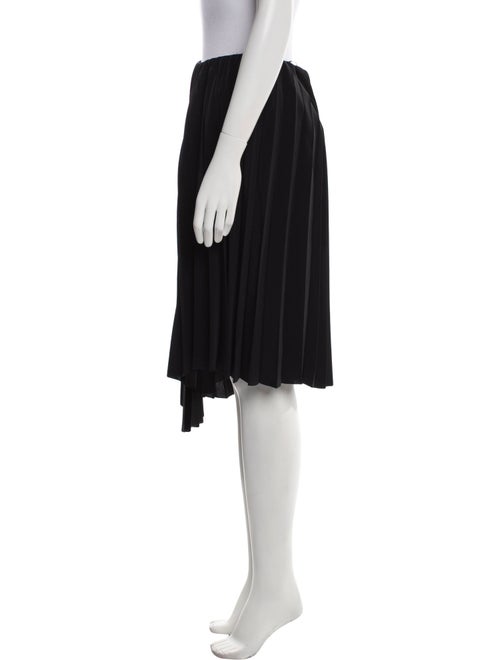 Saint Laurent Pleated Accents Knee-Length Skirt