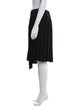 Saint Laurent Pleated Accents Knee-Length Skirt